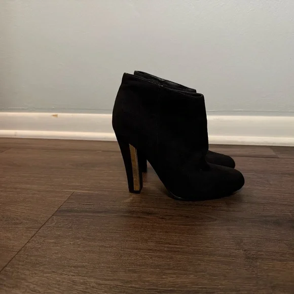 Call It Spring Black Ankle Booties - Picture 1 of 3